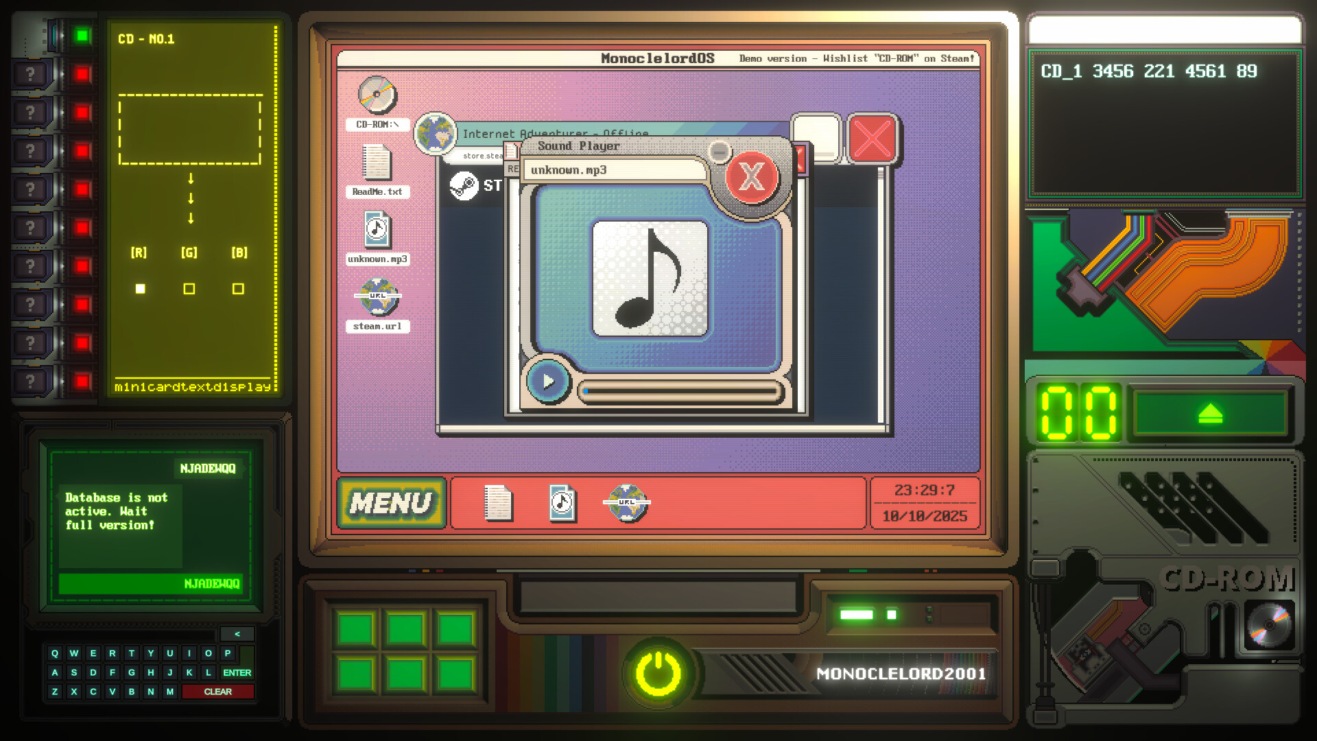 CD-ROM Demo Screenshot 2