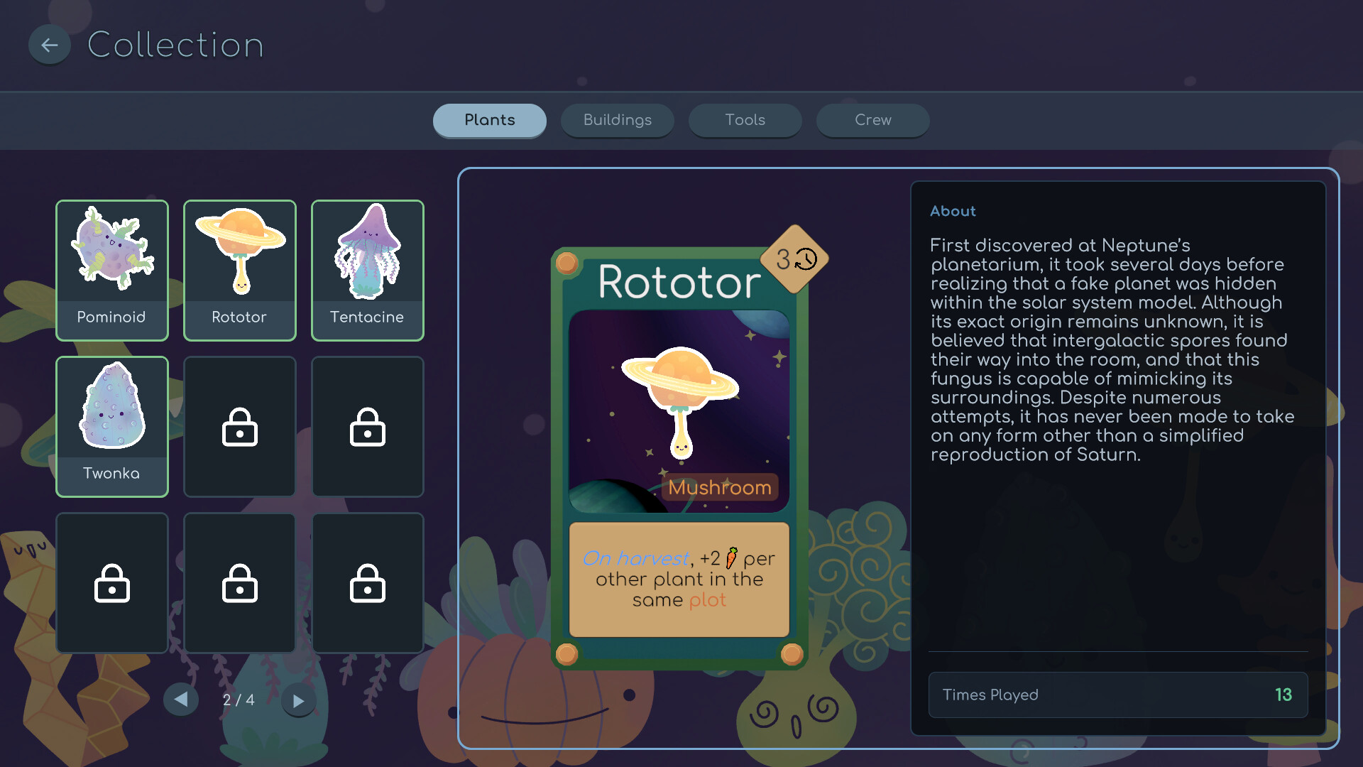 Ceres - Harvest among the stars Demo Screenshot 3