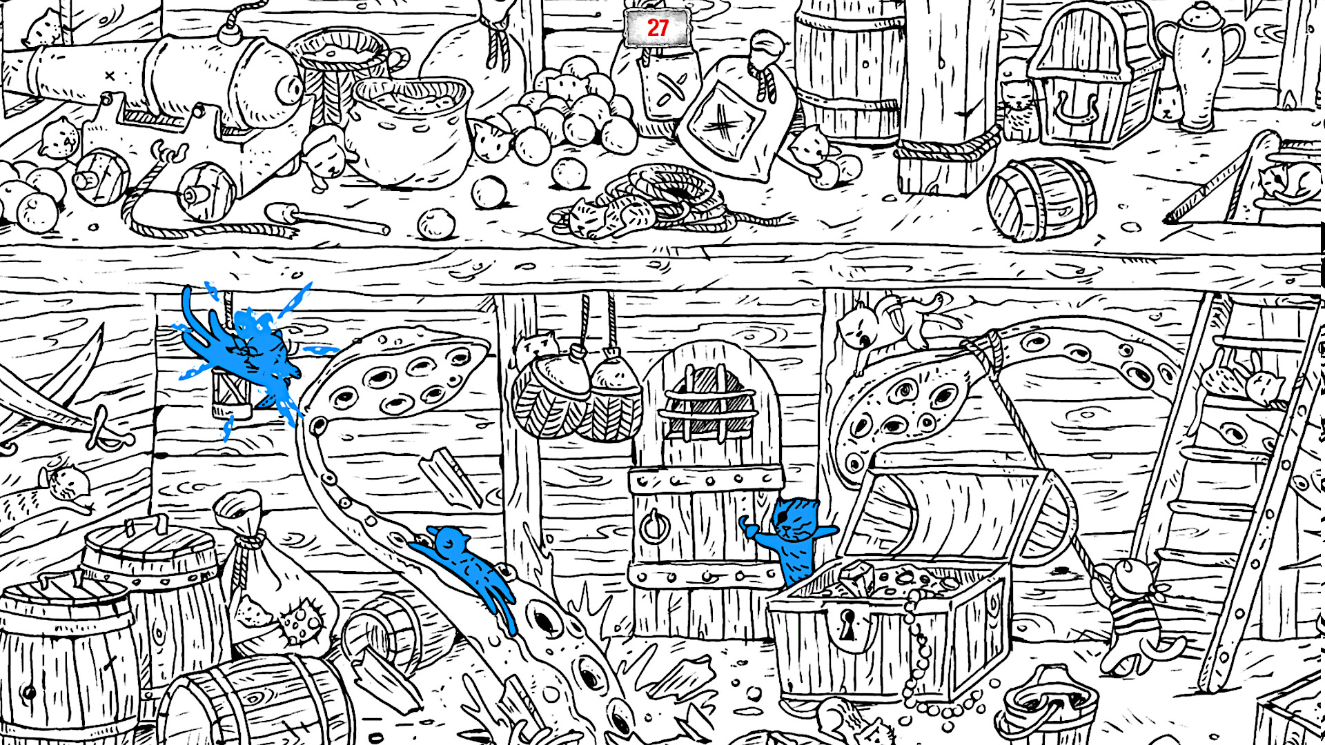 100 Find Kitties: Pirates Screenshot 4