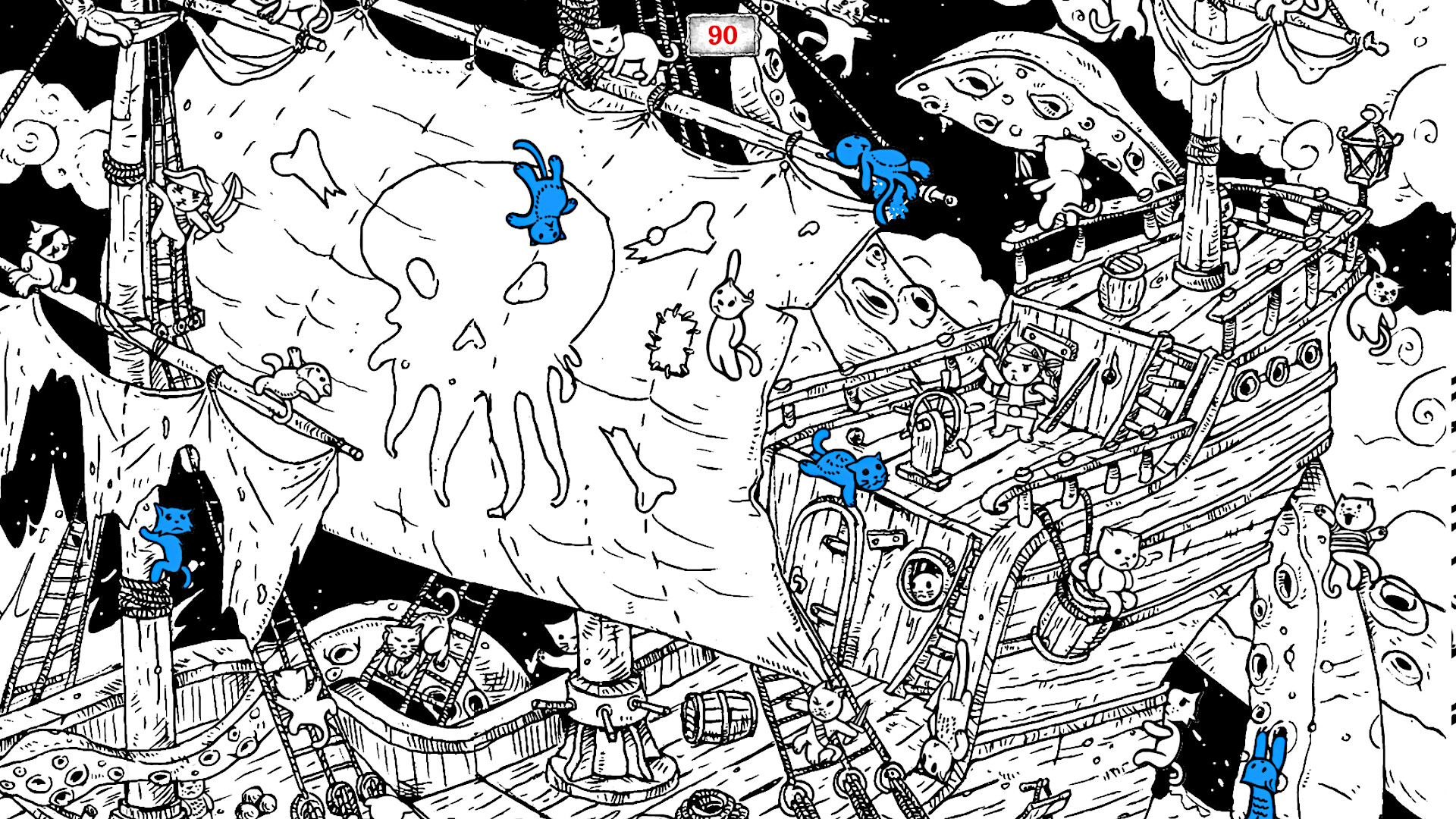100 Find Kitties: Pirates Screenshot 0