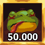 50,000 frogs icon