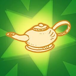 Genie in the lamp icon
