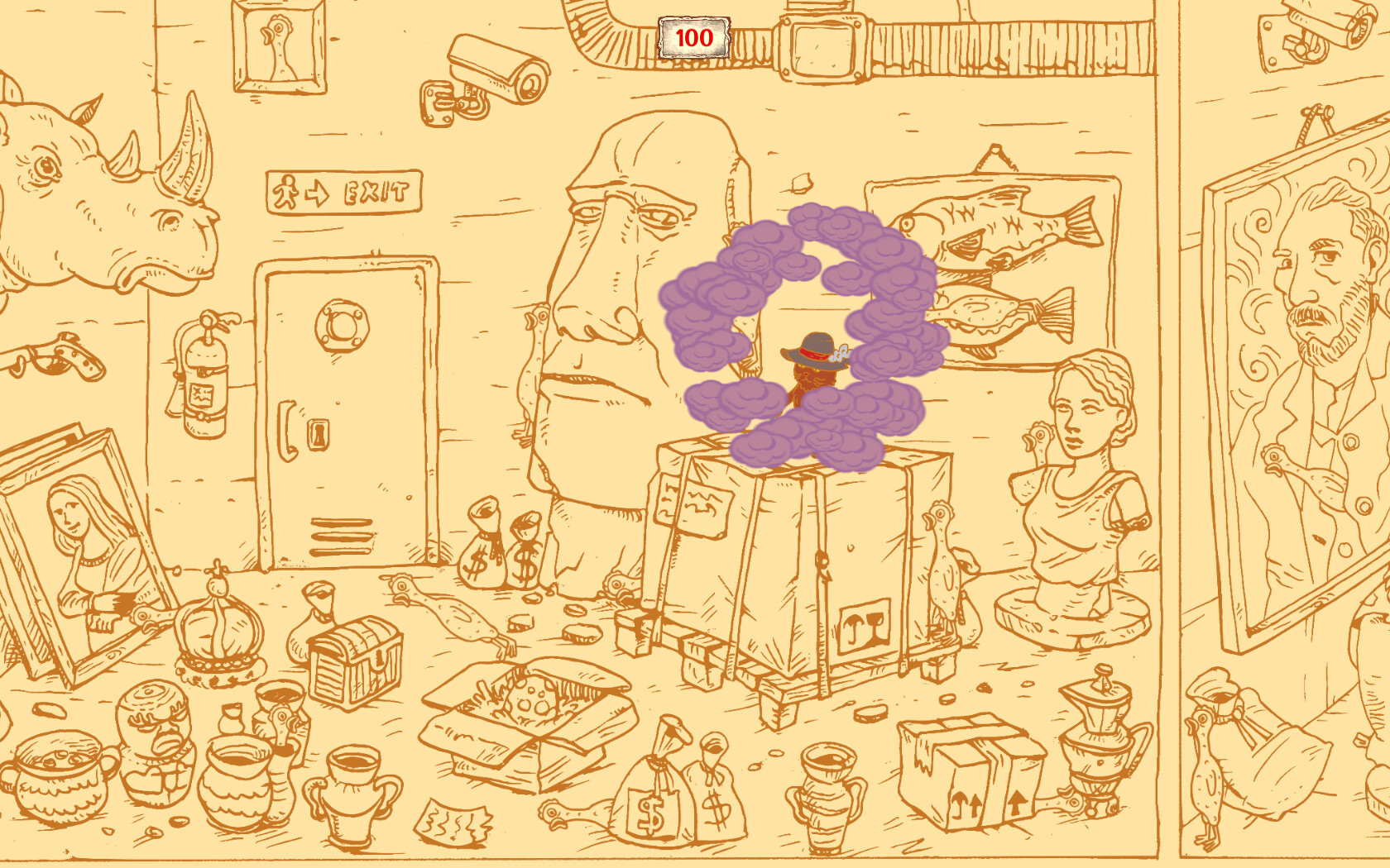 100 Find Kitties: Thief Screenshot 1