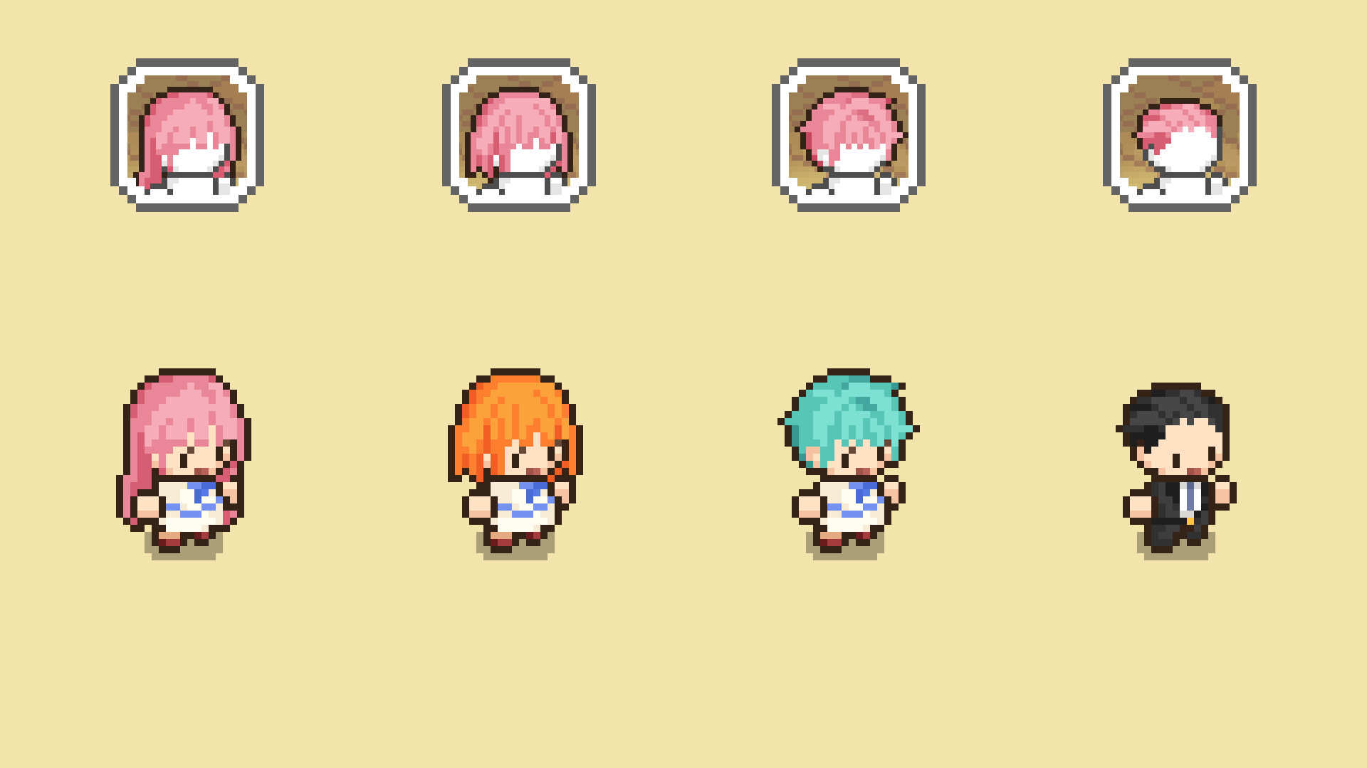 Mini Cozy Room : Lo-Fi - Hairstyle Pack Screenshot 2