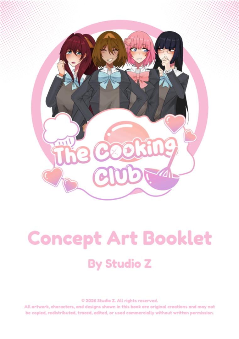 The Cooking Club - Concept Artwork Booklet Screenshot 0