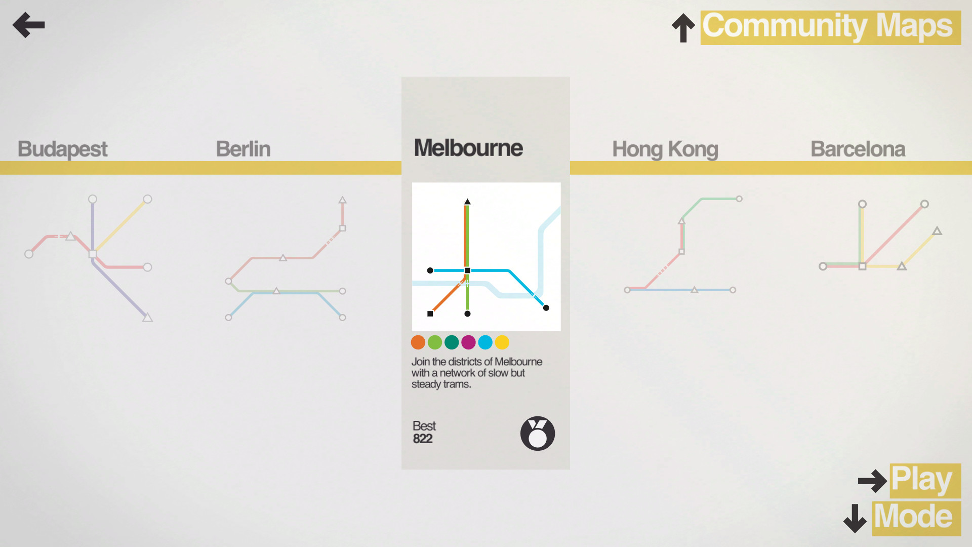 Mini Metro Screenshot 3
