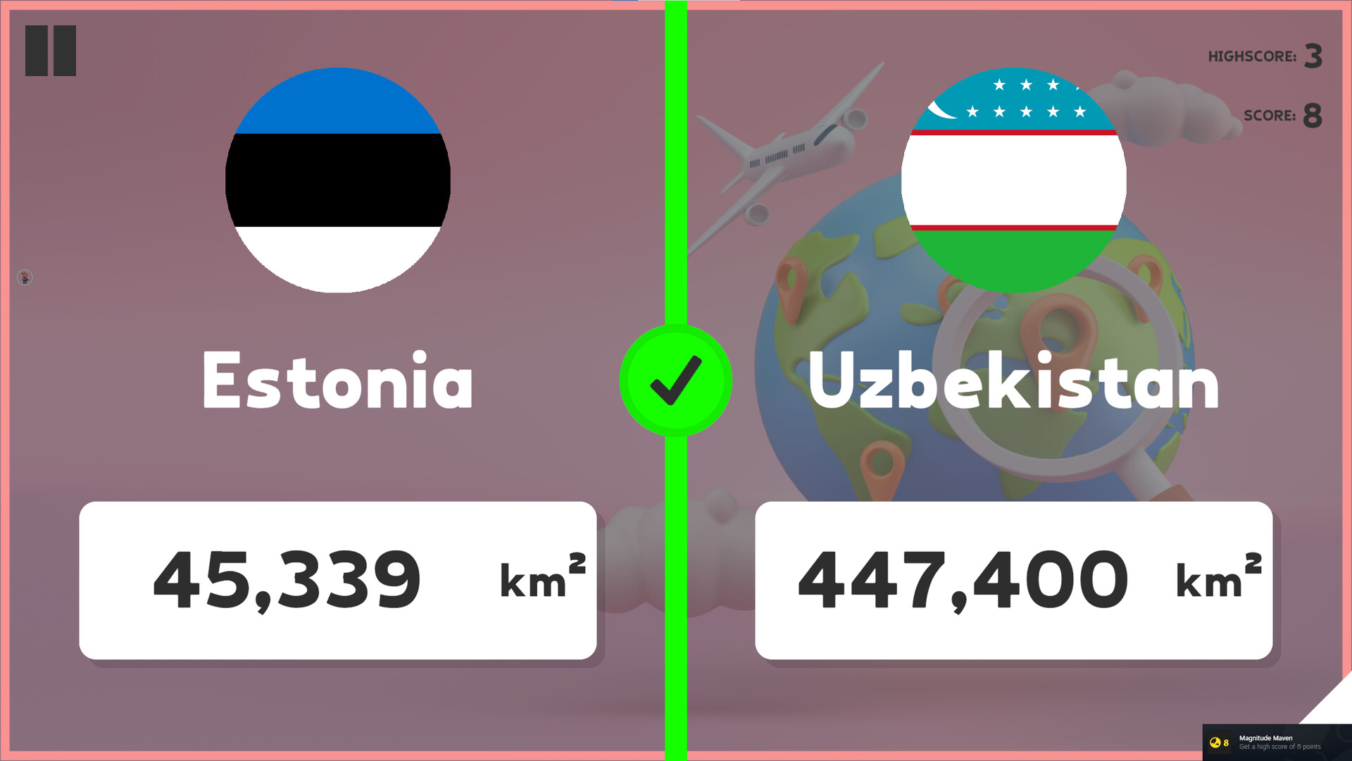 Which Country Is Larger? Screenshot 6