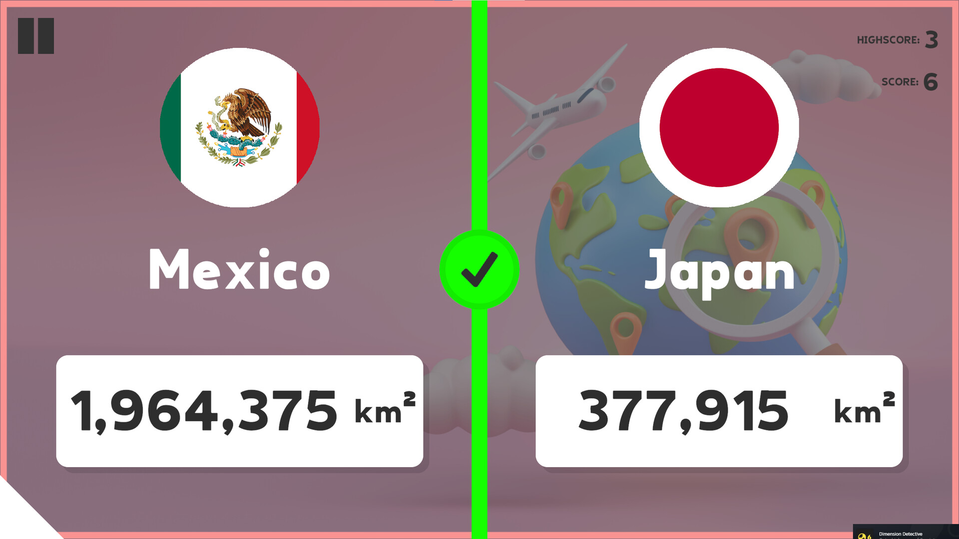 Which Country Is Larger? Screenshot 3