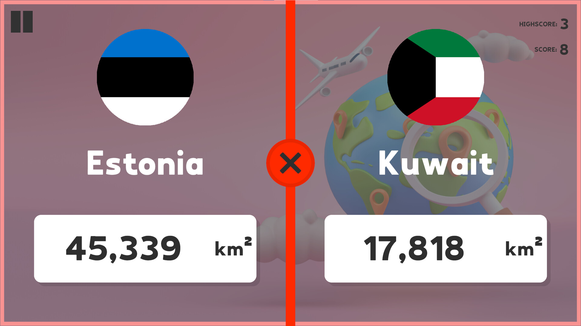 Which Country Is Larger? Screenshot 7