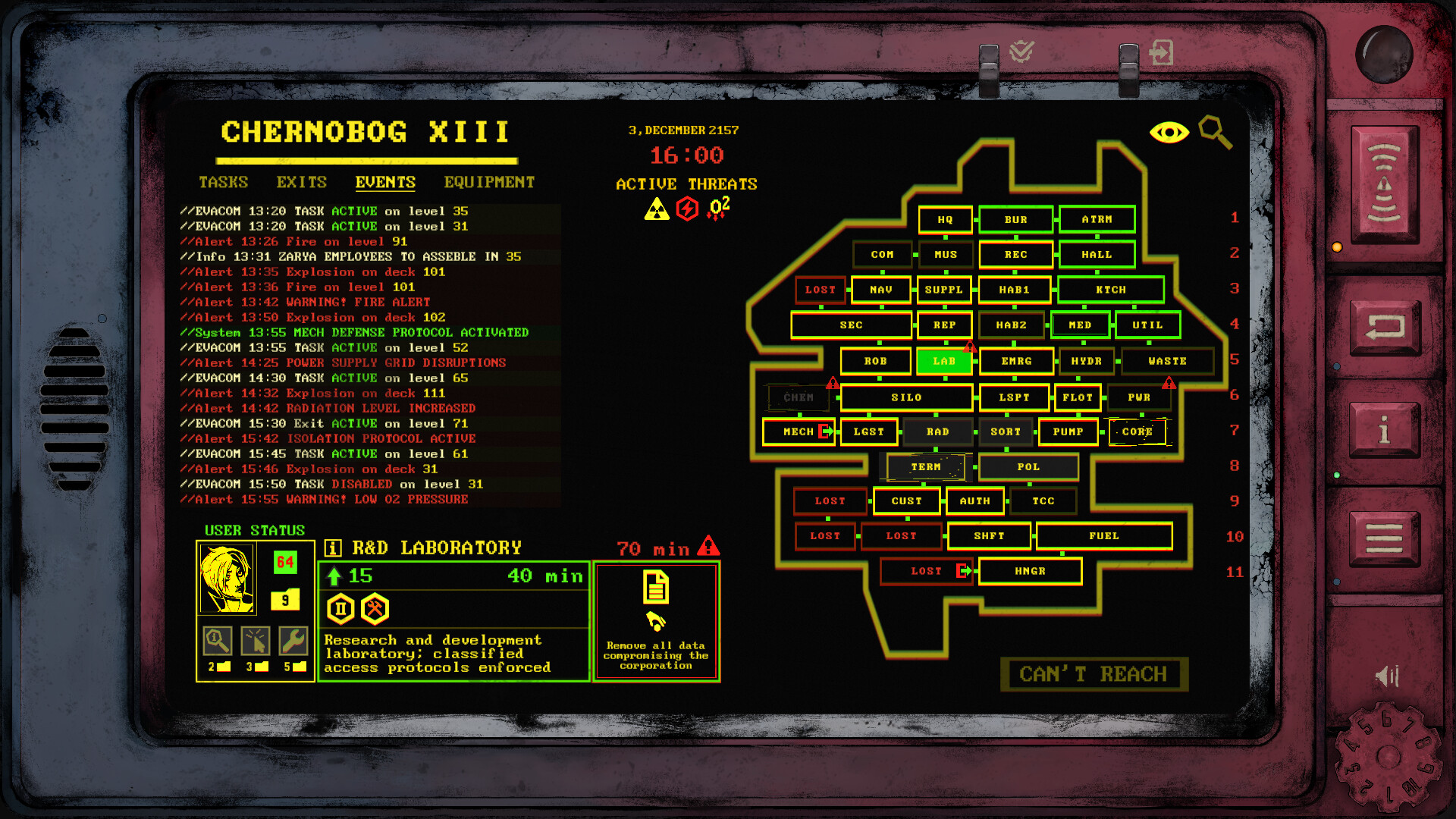 Dead Station Files Demo Screenshot 1
