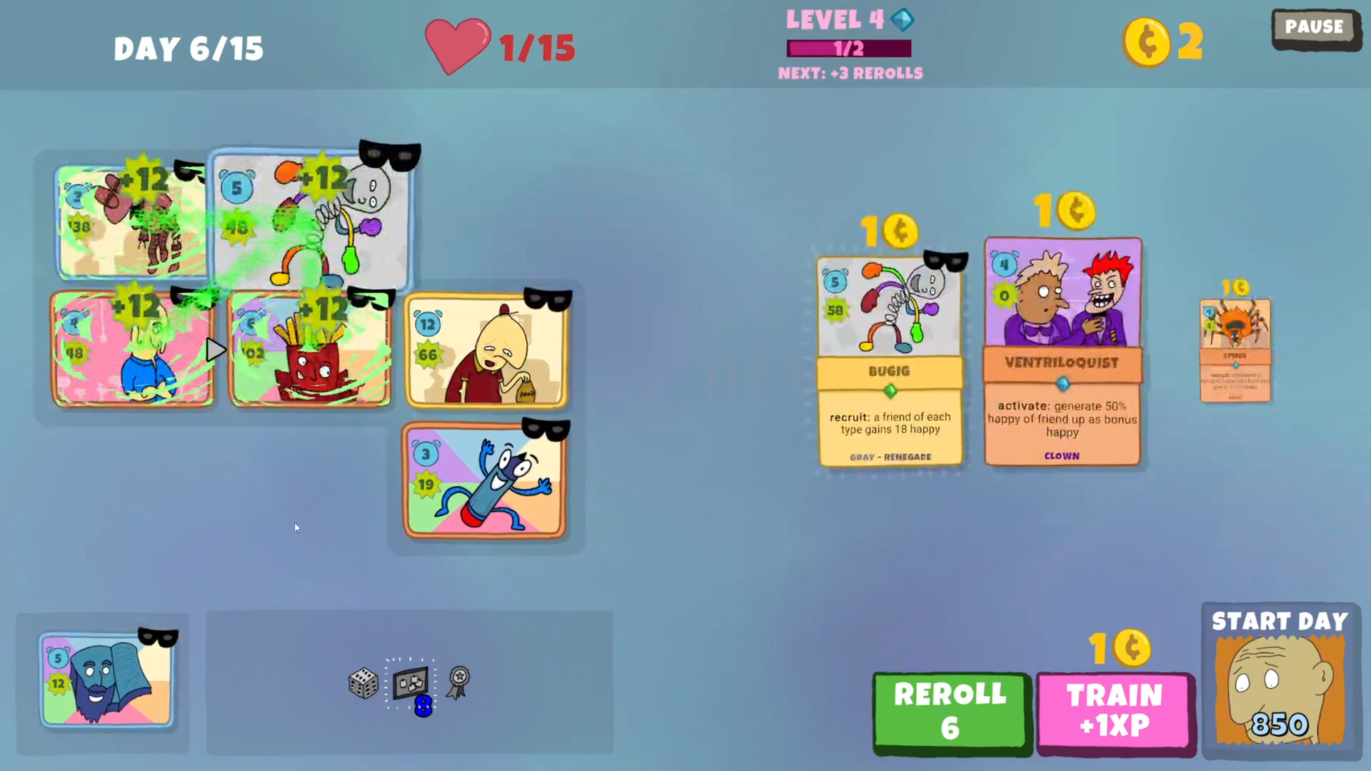 Smerk: Wacky Autobattles Demo Screenshot 1