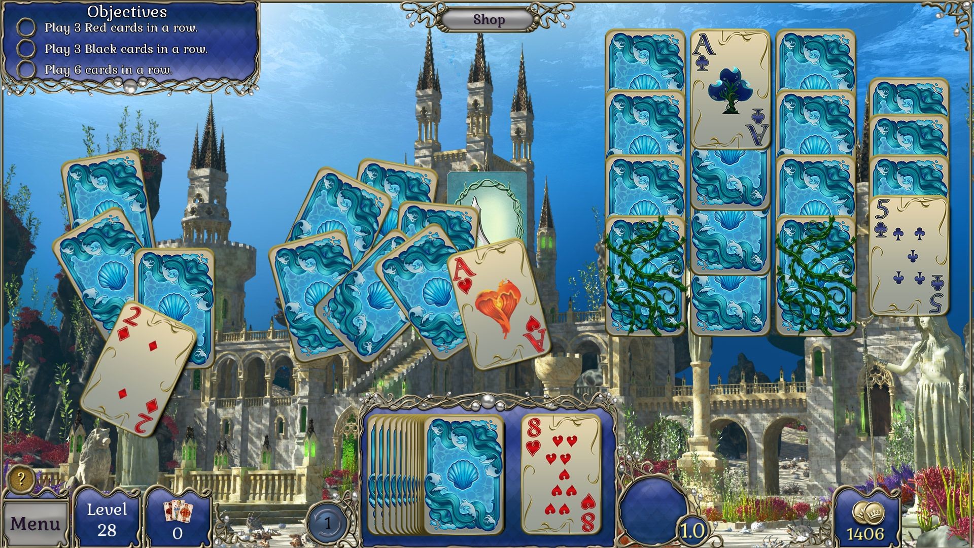 Jewel Match Atlantis Solitaire 2 - Collector's Edition Screenshot 3