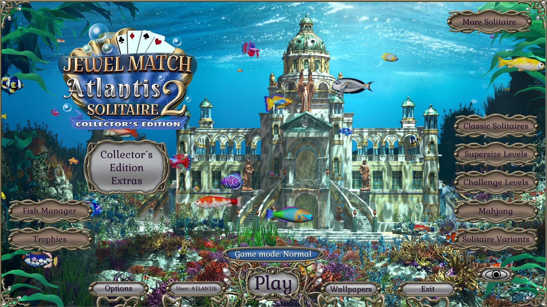 Jewel Match Atlantis Solitaire 2 - Collector's Edition Screenshot 4