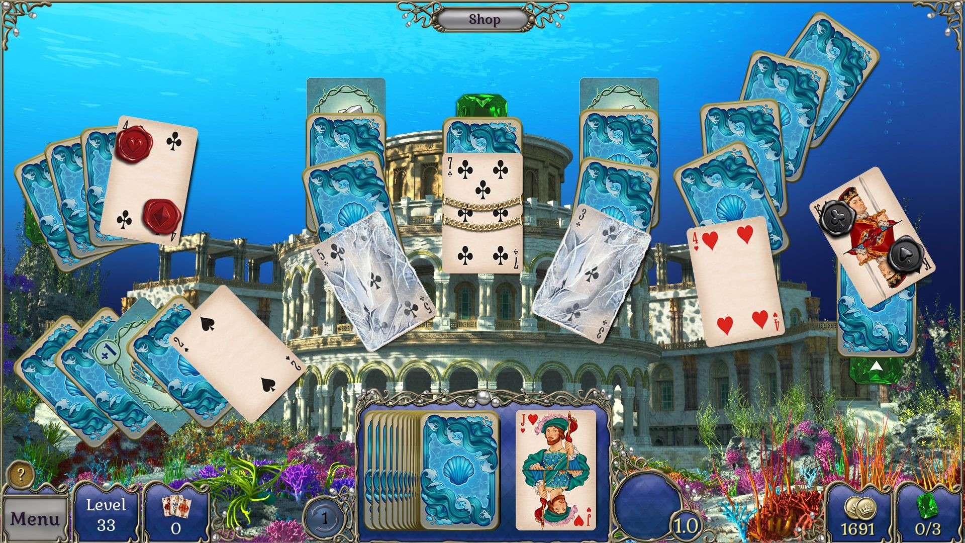 Jewel Match Atlantis Solitaire 2 - Collector's Edition Screenshot 17