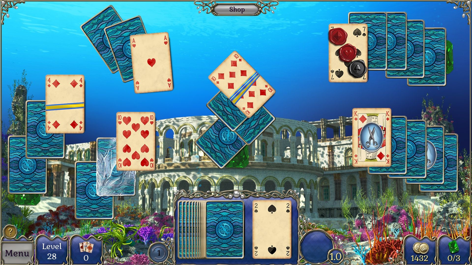 Jewel Match Atlantis Solitaire 2 - Collector's Edition Screenshot 15
