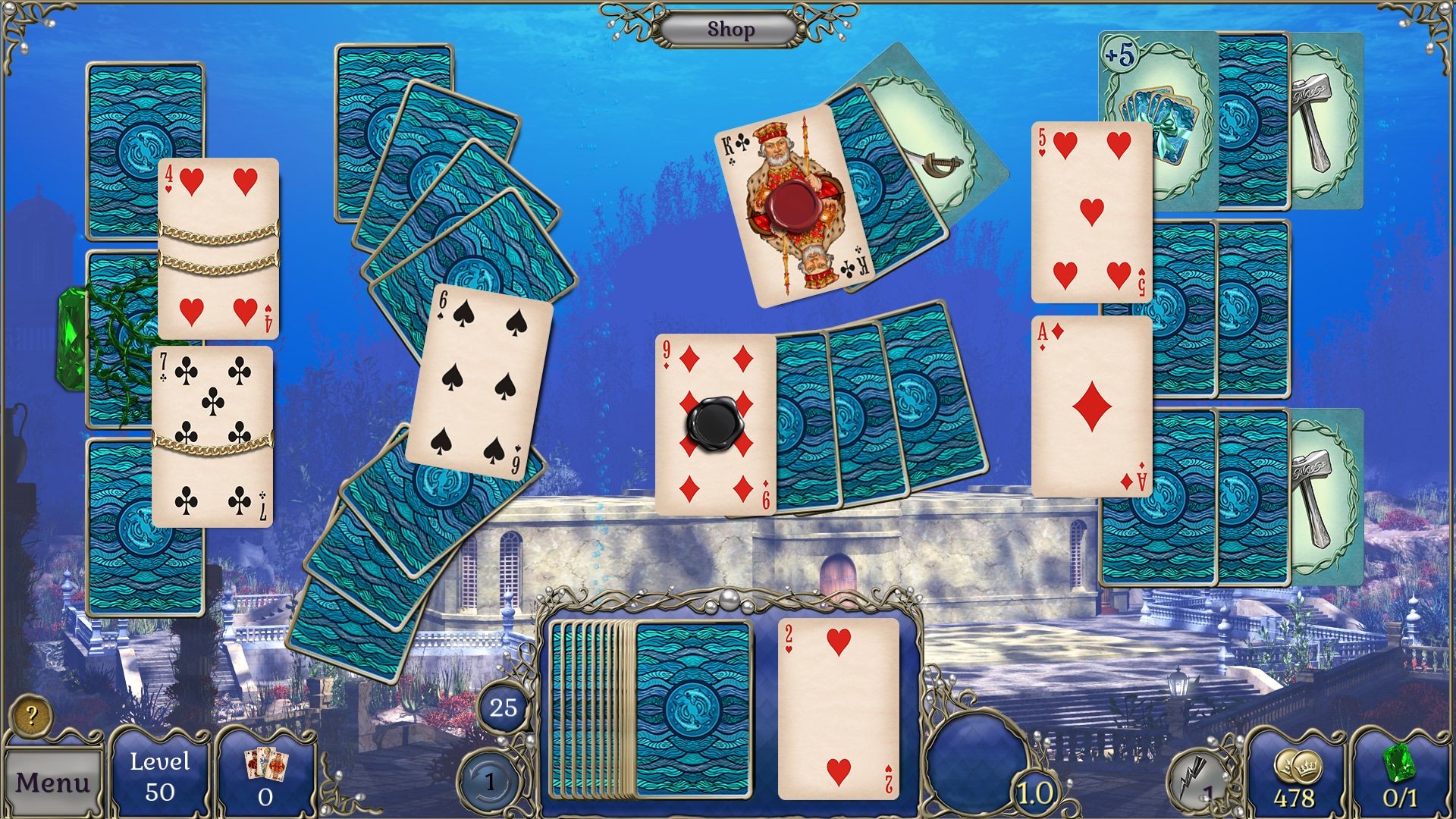 Jewel Match Atlantis Solitaire 2 - Collector's Edition Screenshot 13