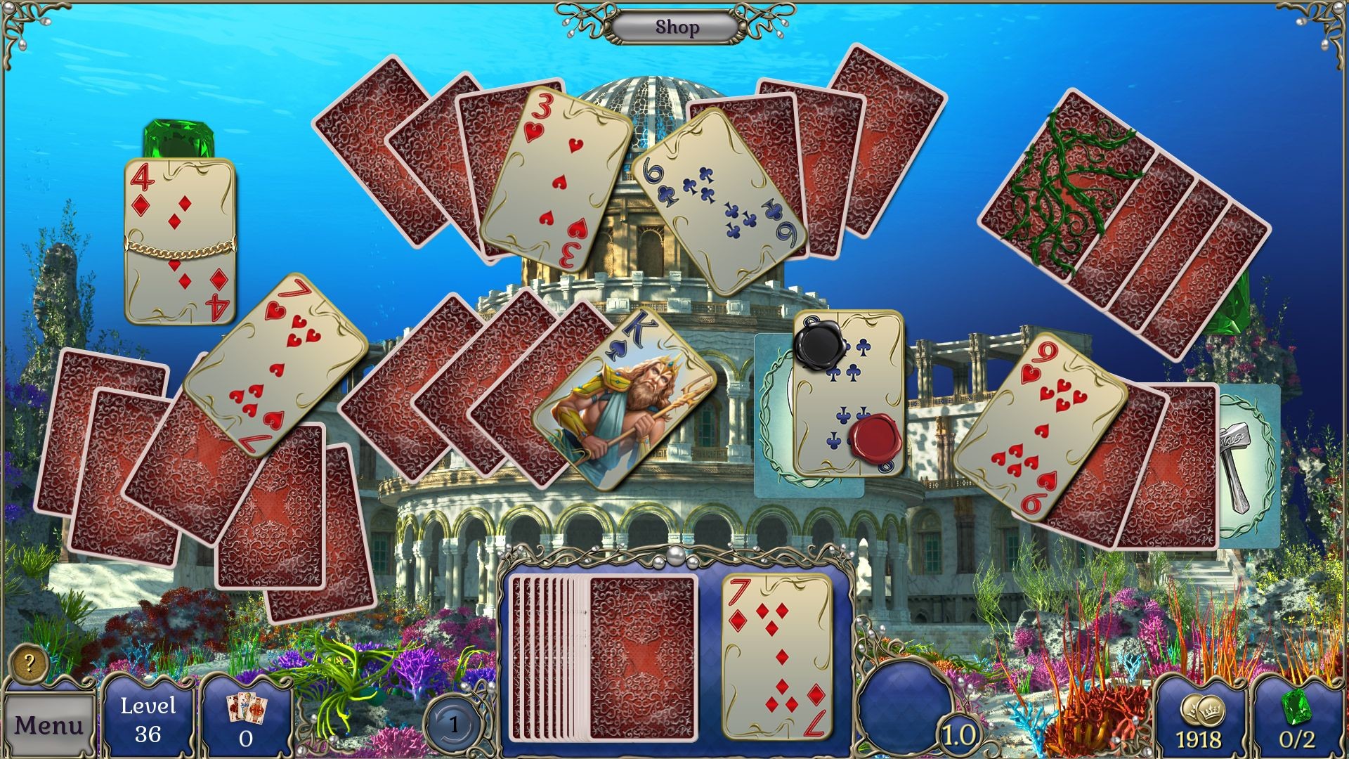 Jewel Match Atlantis Solitaire 2 - Collector's Edition Screenshot 19
