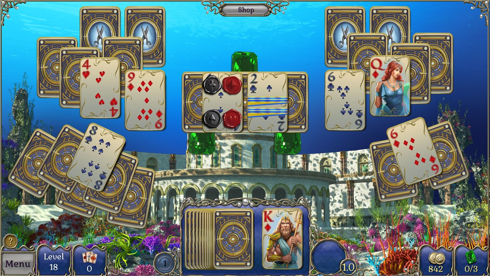 Jewel Match Atlantis Solitaire 2 - Collector's Edition Screenshot 0