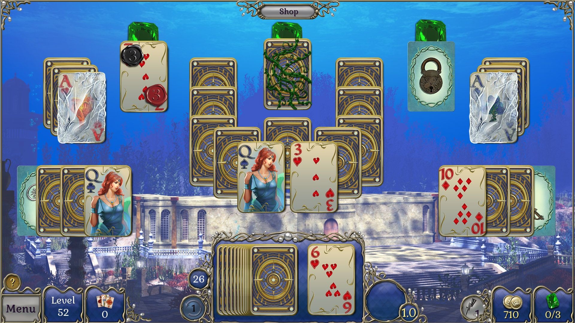 Jewel Match Atlantis Solitaire 2 - Collector's Edition Screenshot 5