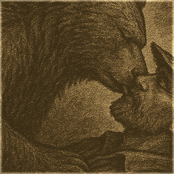 A bear’s kiss. icon