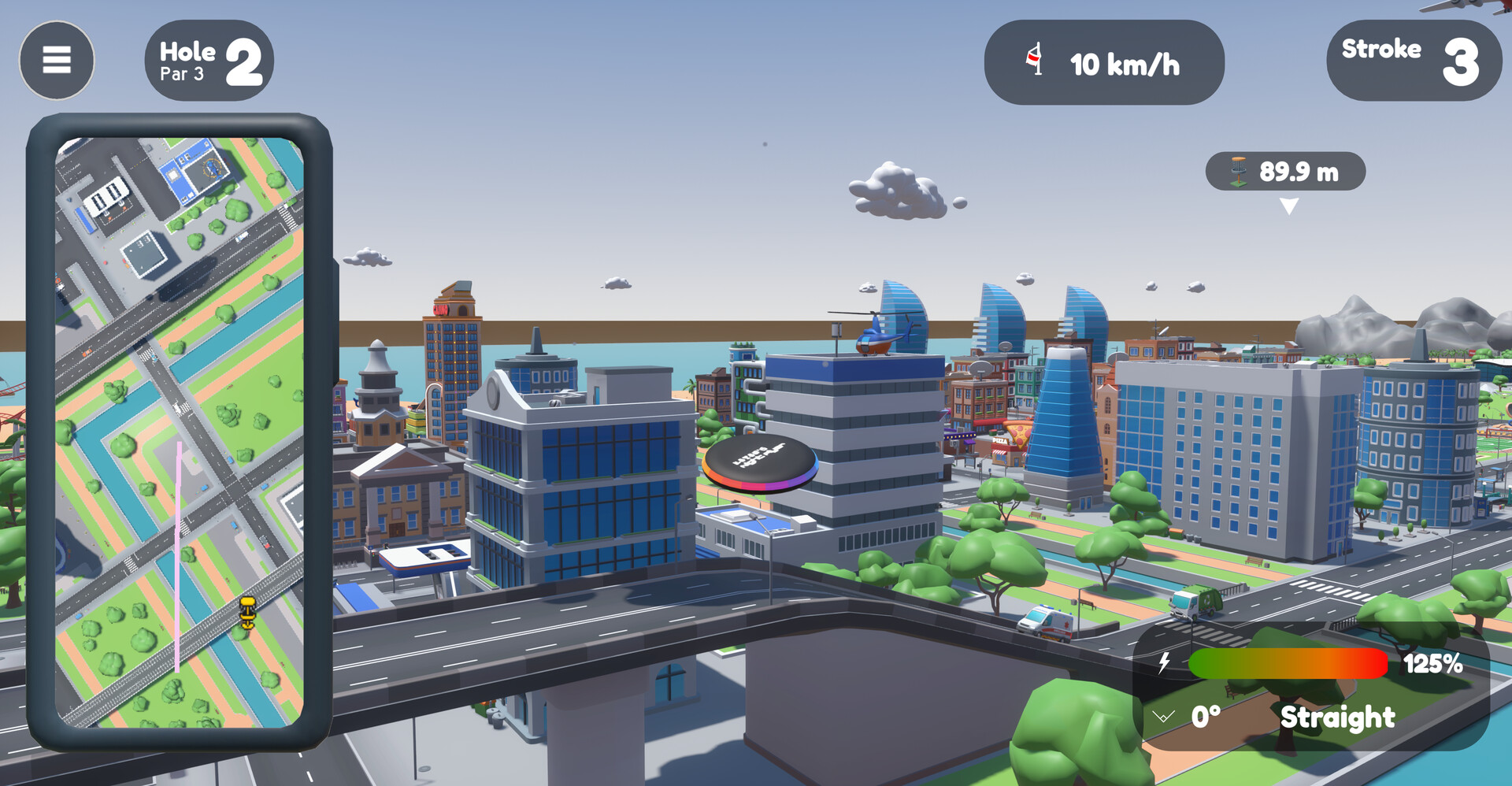 Disc Golf City Screenshot 1