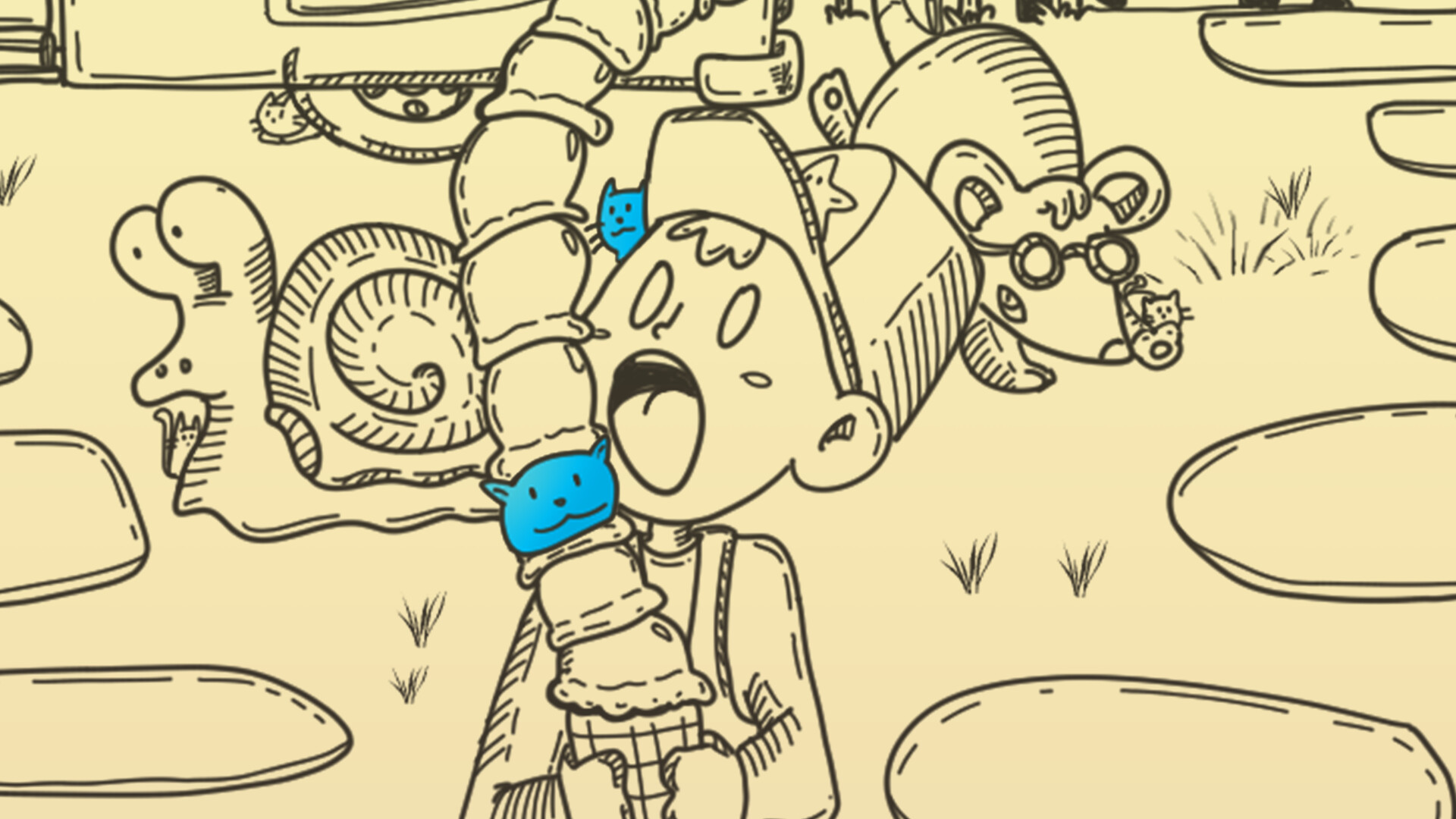 Secret Cats - Ice Cream Day Screenshot 0