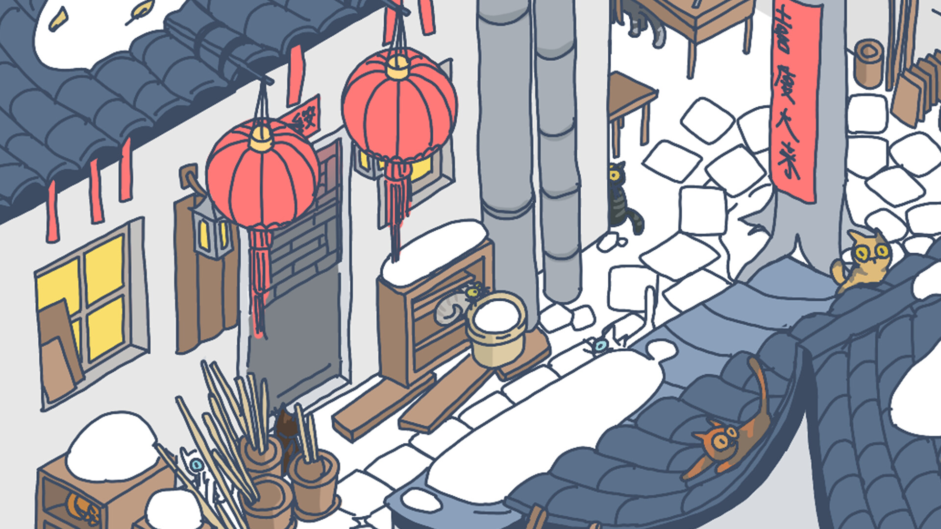 Secret Cats - Spring Festival Screenshot 2
