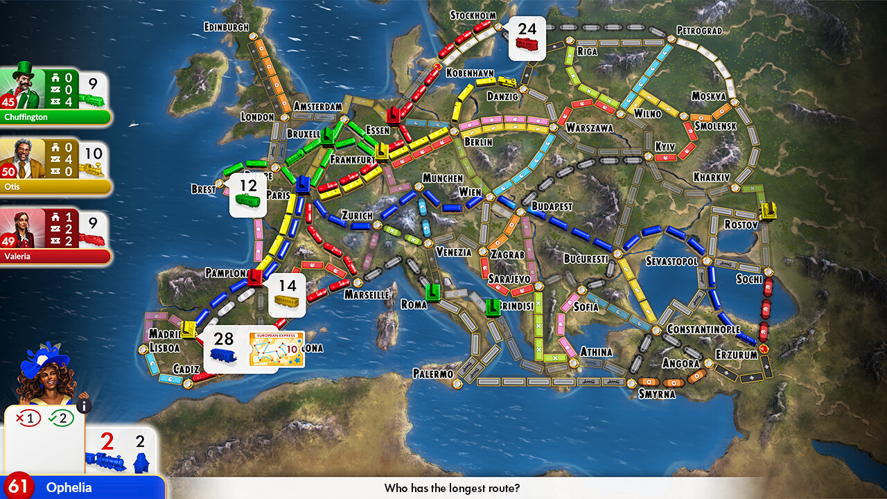 Ticket to Ride®: Round the World Ticket Screenshot 4
