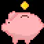 Piggy bank icon