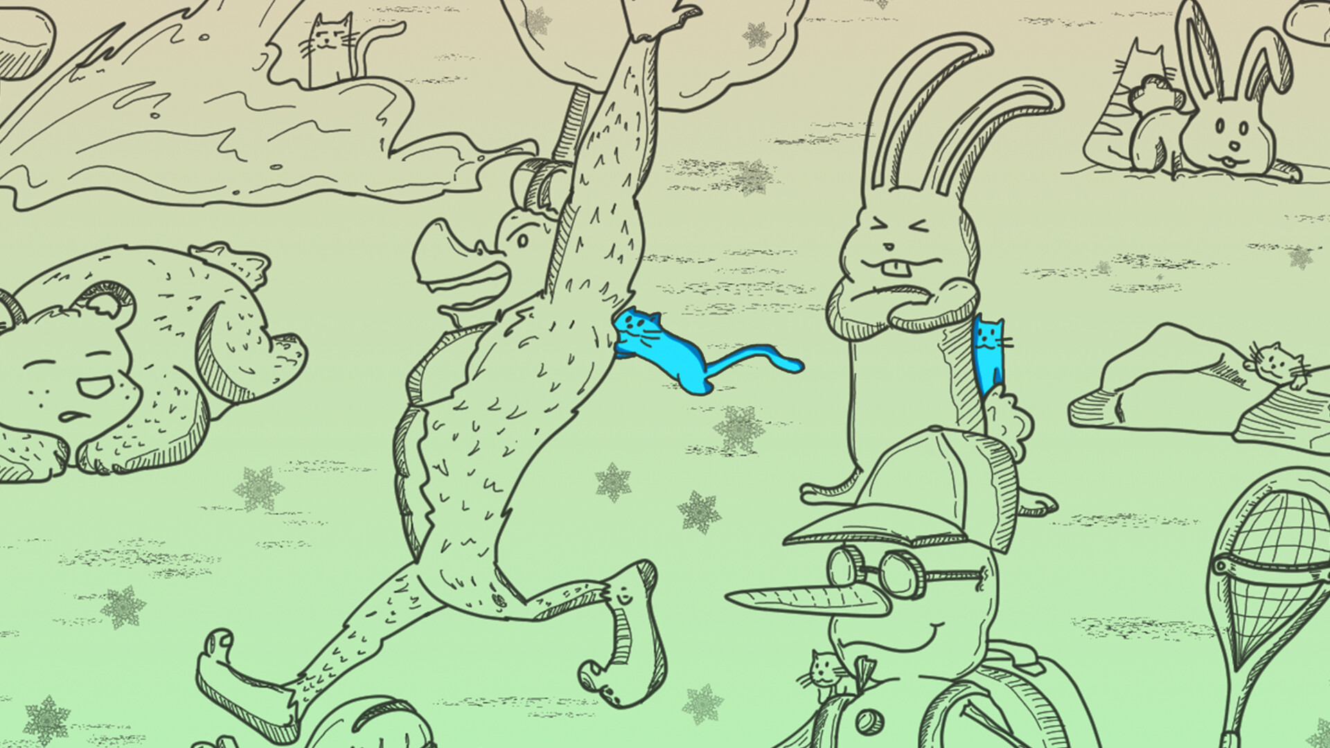 Secret Cats - Winter Screenshot 3