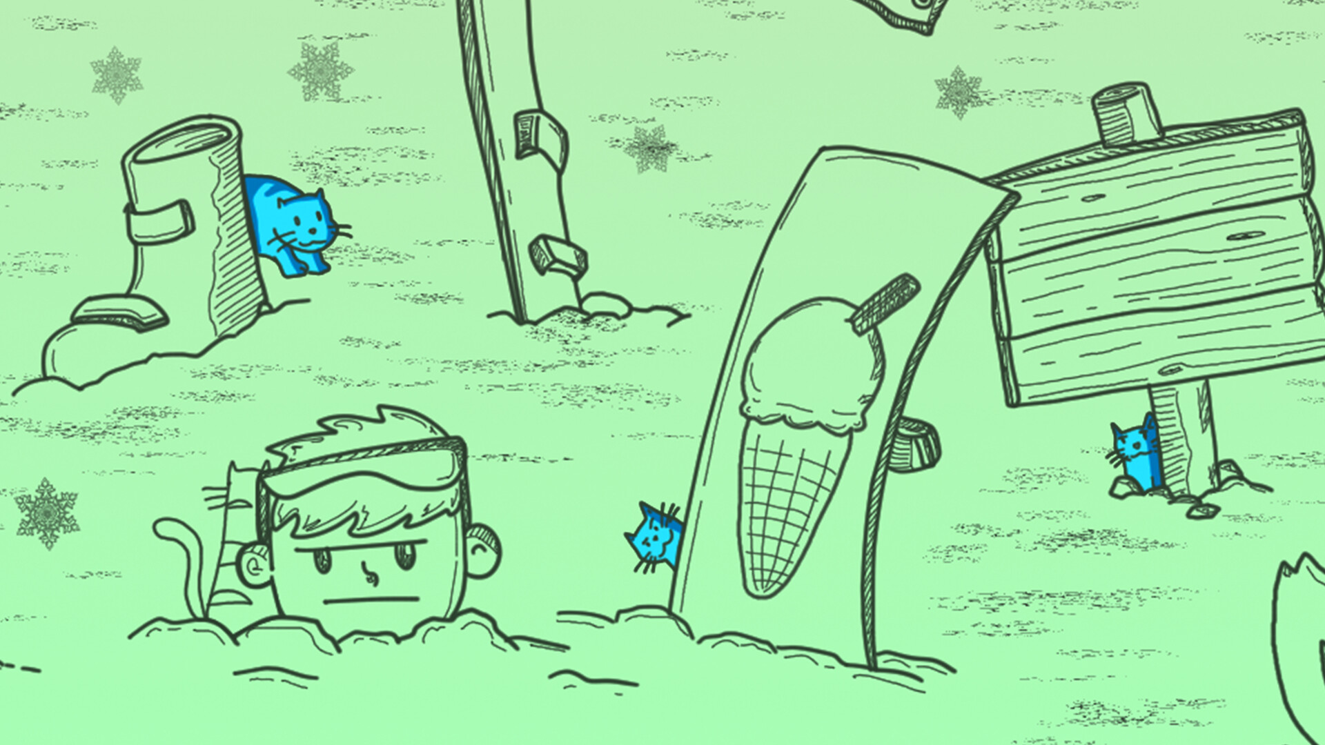 Secret Cats - Winter Screenshot 4