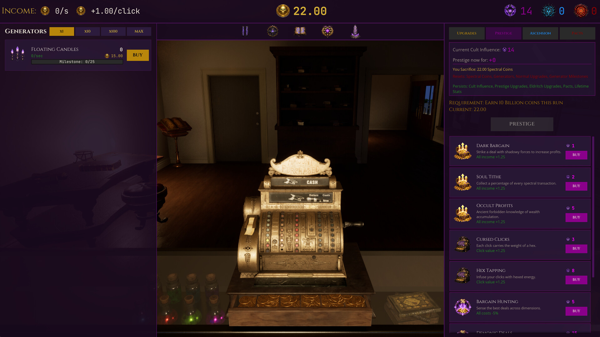 Occult Shop Clicker Screenshot 4