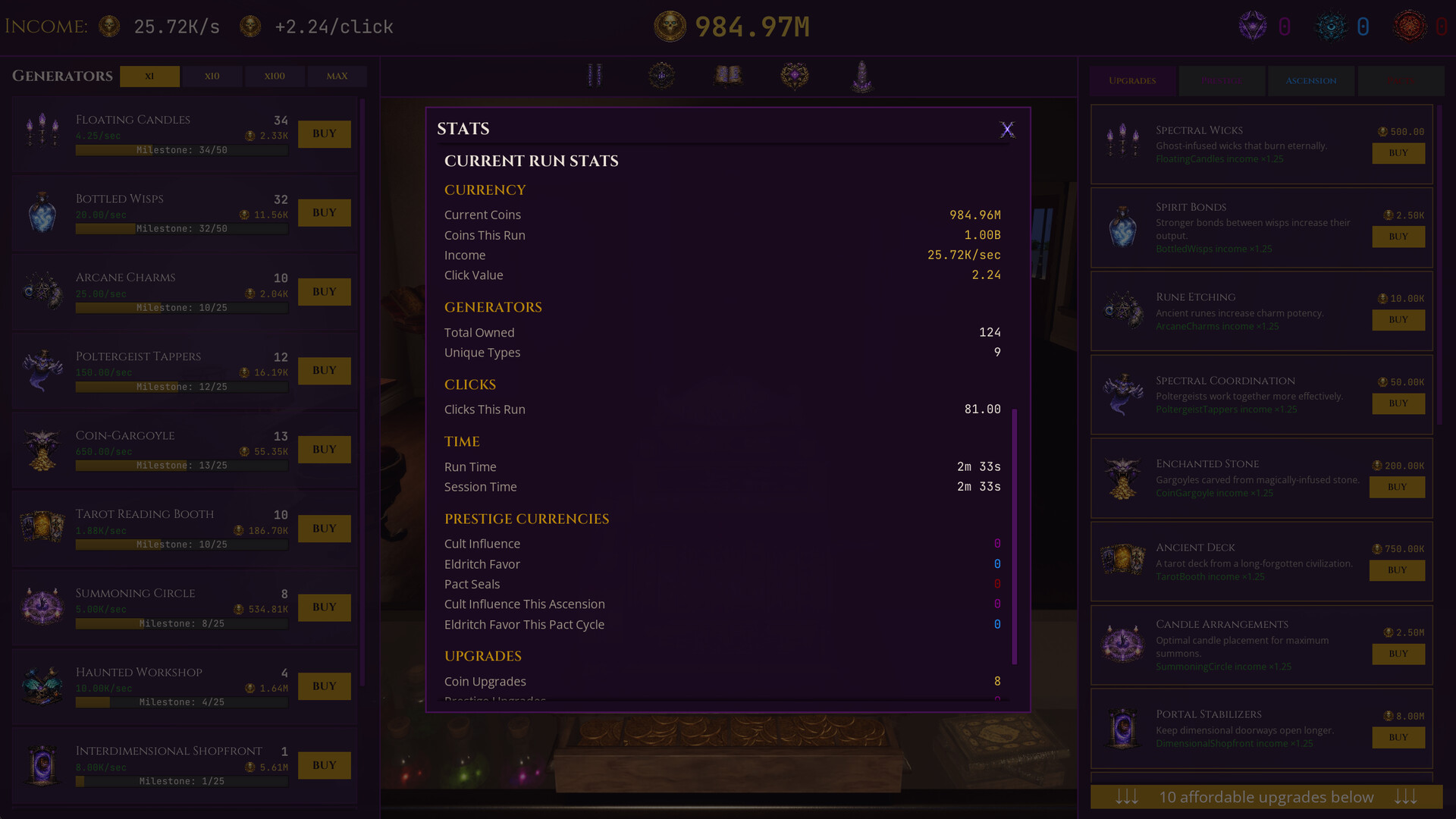 Occult Shop Clicker Screenshot 1