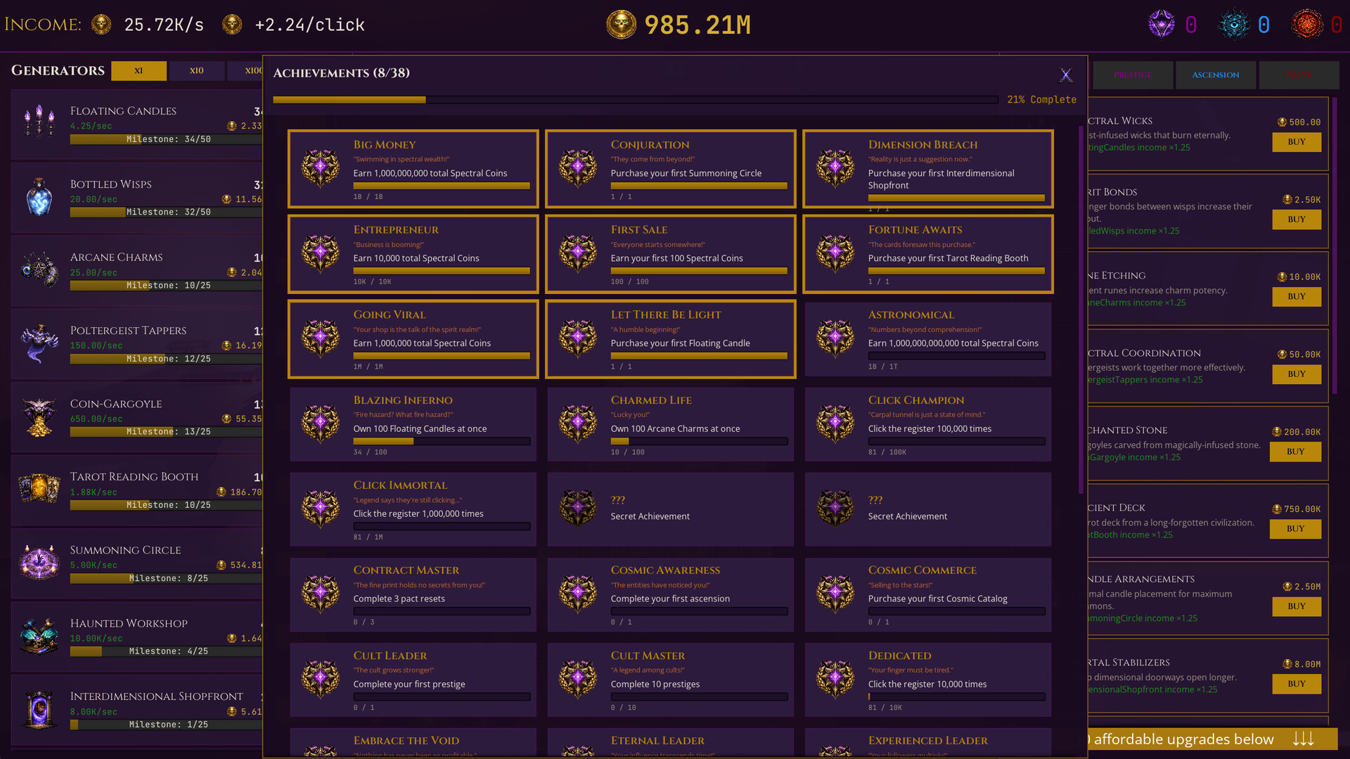 Occult Shop Clicker Screenshot 2