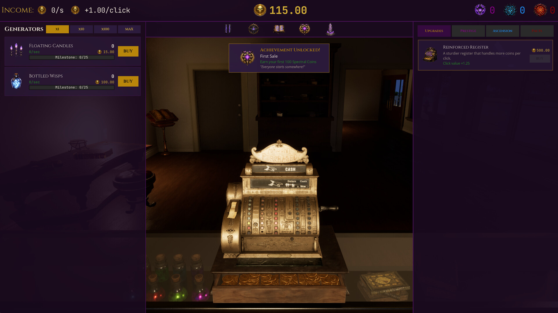 Occult Shop Clicker Screenshot 0