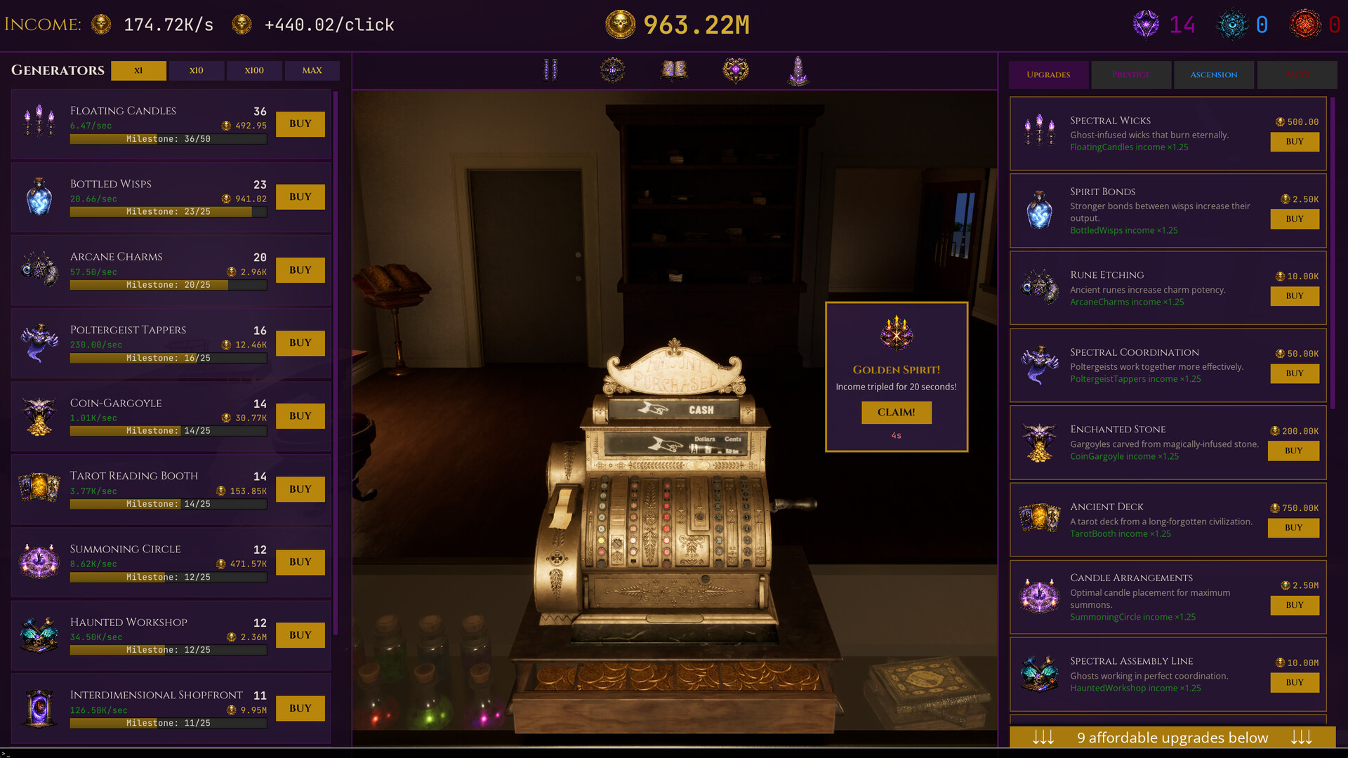 Occult Shop Clicker Screenshot 5