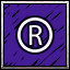 Ⓡ icon
