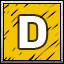 D icon