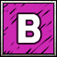 B icon