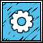 ⚙ icon