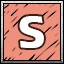 S icon