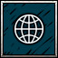 🌐 icon