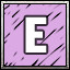 E icon
