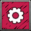 ⚙ icon