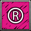 Ⓡ icon