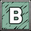 B icon
