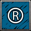Ⓡ icon