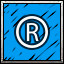 Ⓡ! icon
