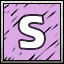 S icon