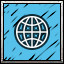 🌐 icon
